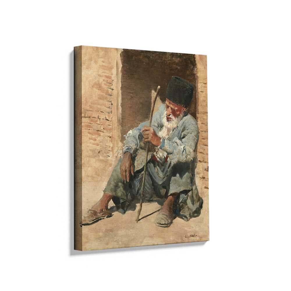 Picasoul - Picasoul Curated - Old Man With Stick - Wall Decor