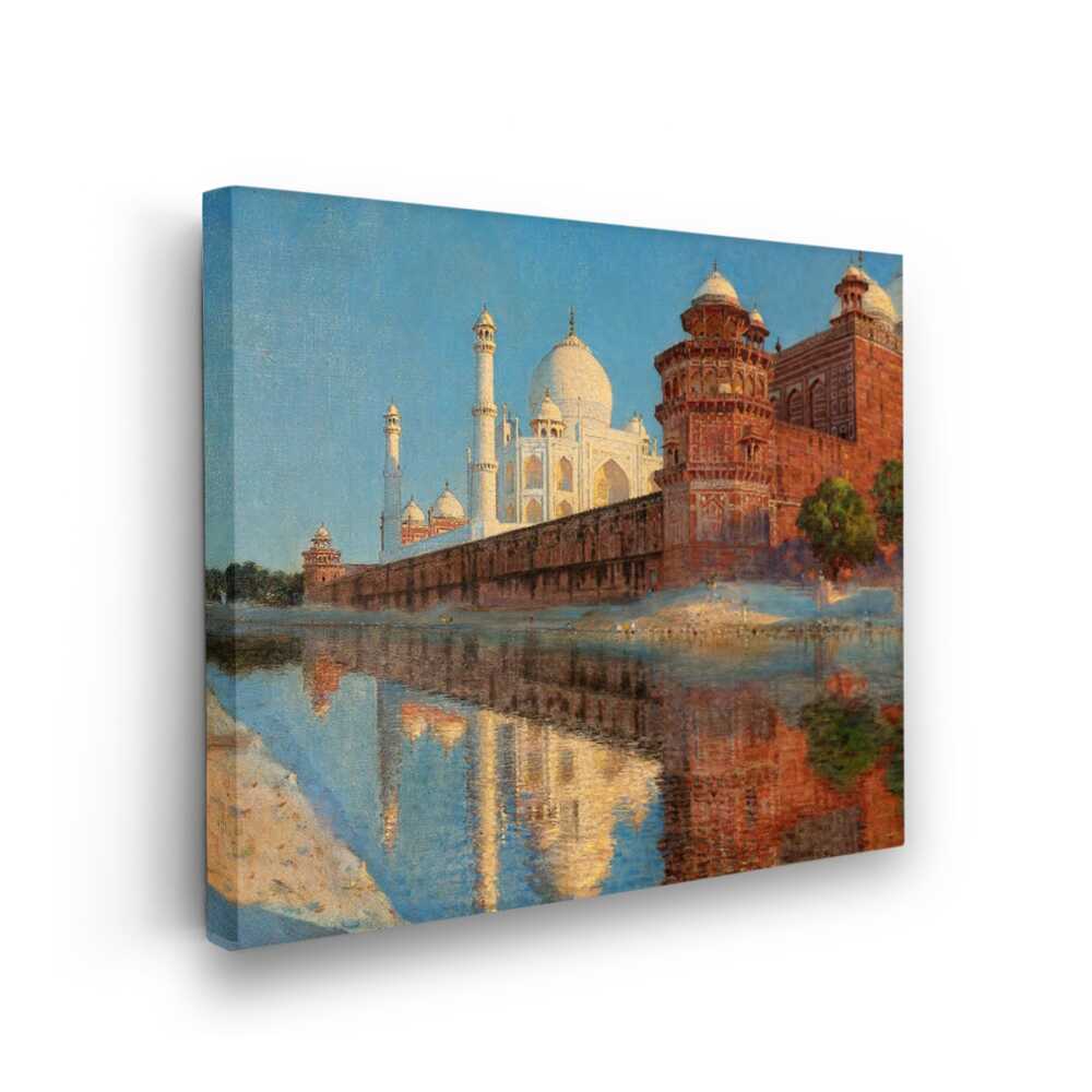 Picasoul - Picasoul Curated - Reflection Of The Taj Mahal - Wall Decor