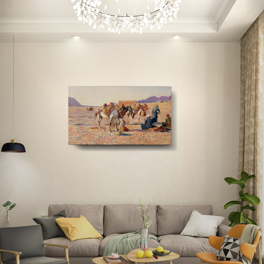 Desert Caravan - Wall Canvas