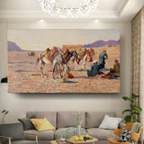 Kiran - Valipa - Desert Caravan - Wall Canvas