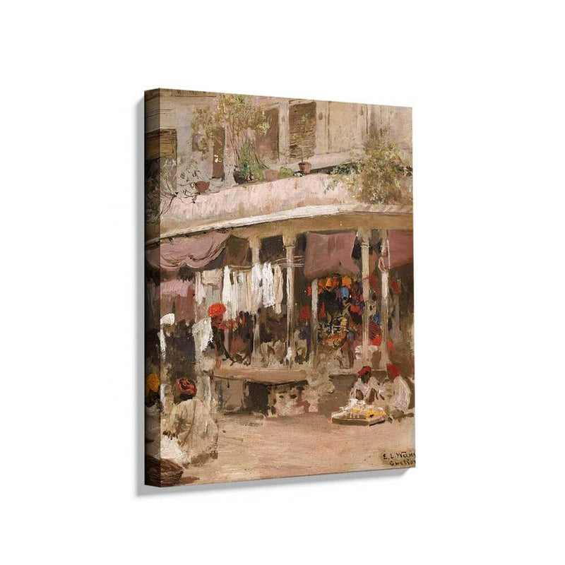 Picasoul - Picasoul Curated - A Vibrant Bazaar Scene - Wall Decor