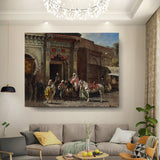 Kiran - Valipa - Marketplace Arrival - Wall Canvas
