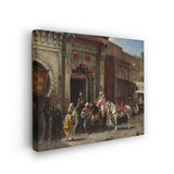 Marketplace Arrival - Wall Canvas