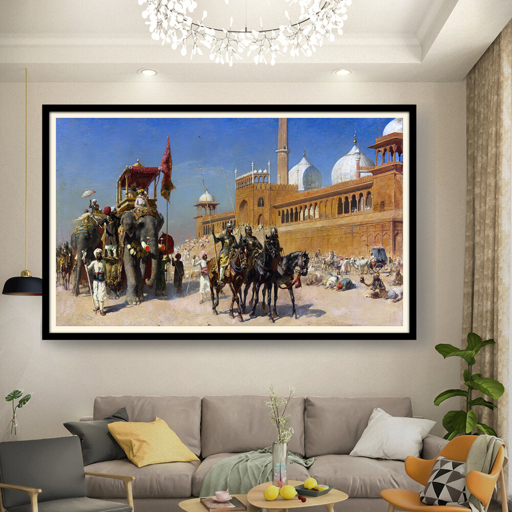 Kiran - Valipa - The Grand Procession - Framed Wall Art