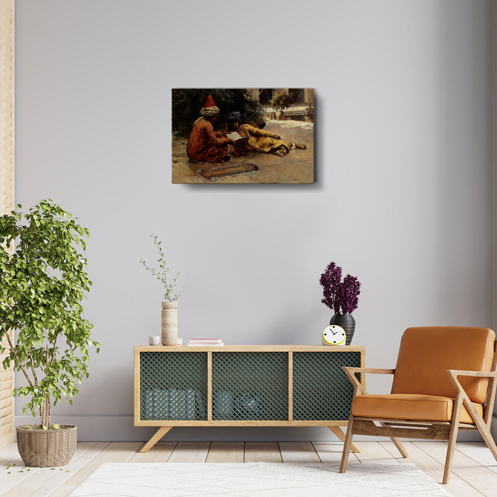 Quiet Moments Of Learning - Wall Canvas