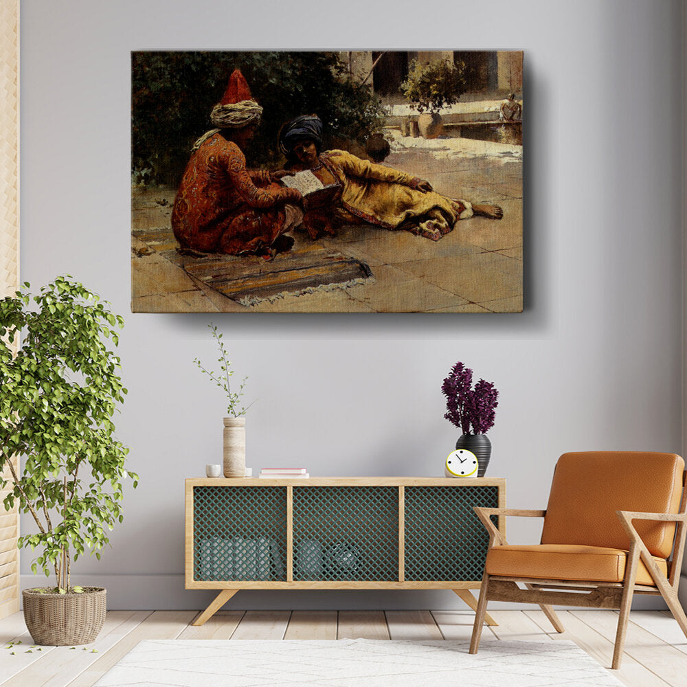 Kiran - Valipa - Quiet Moments Of Learning - Wall Canvas