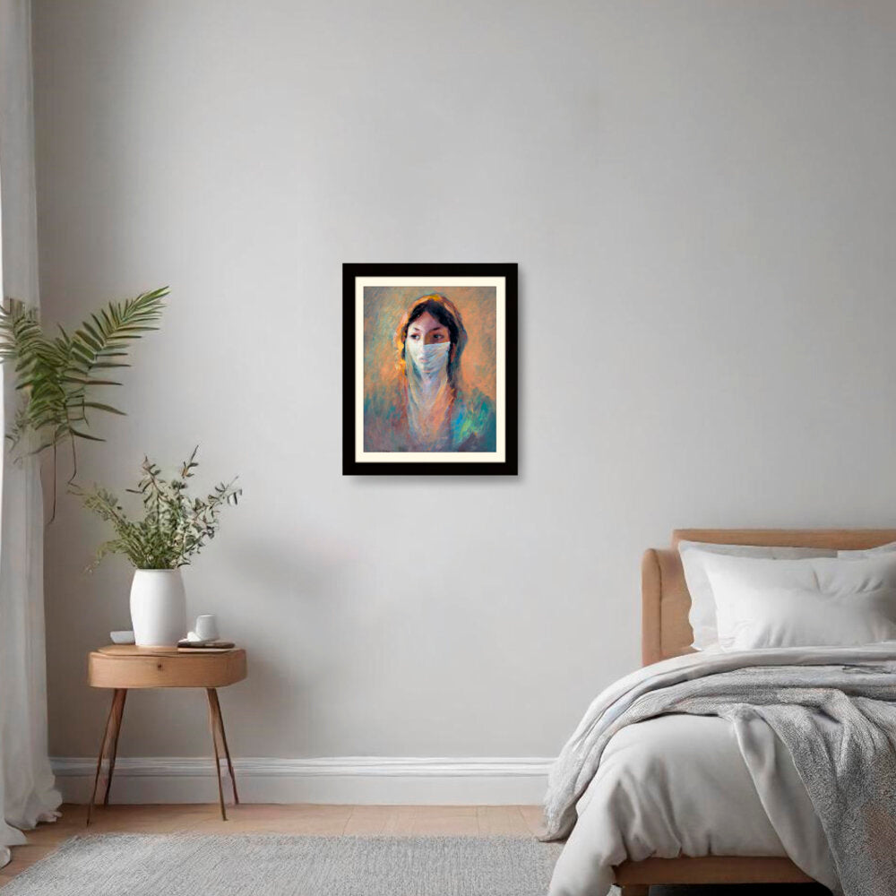 Veiled Mystery - Framed Wall Art