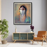 Veiled Mystery - Framed Wall Art
