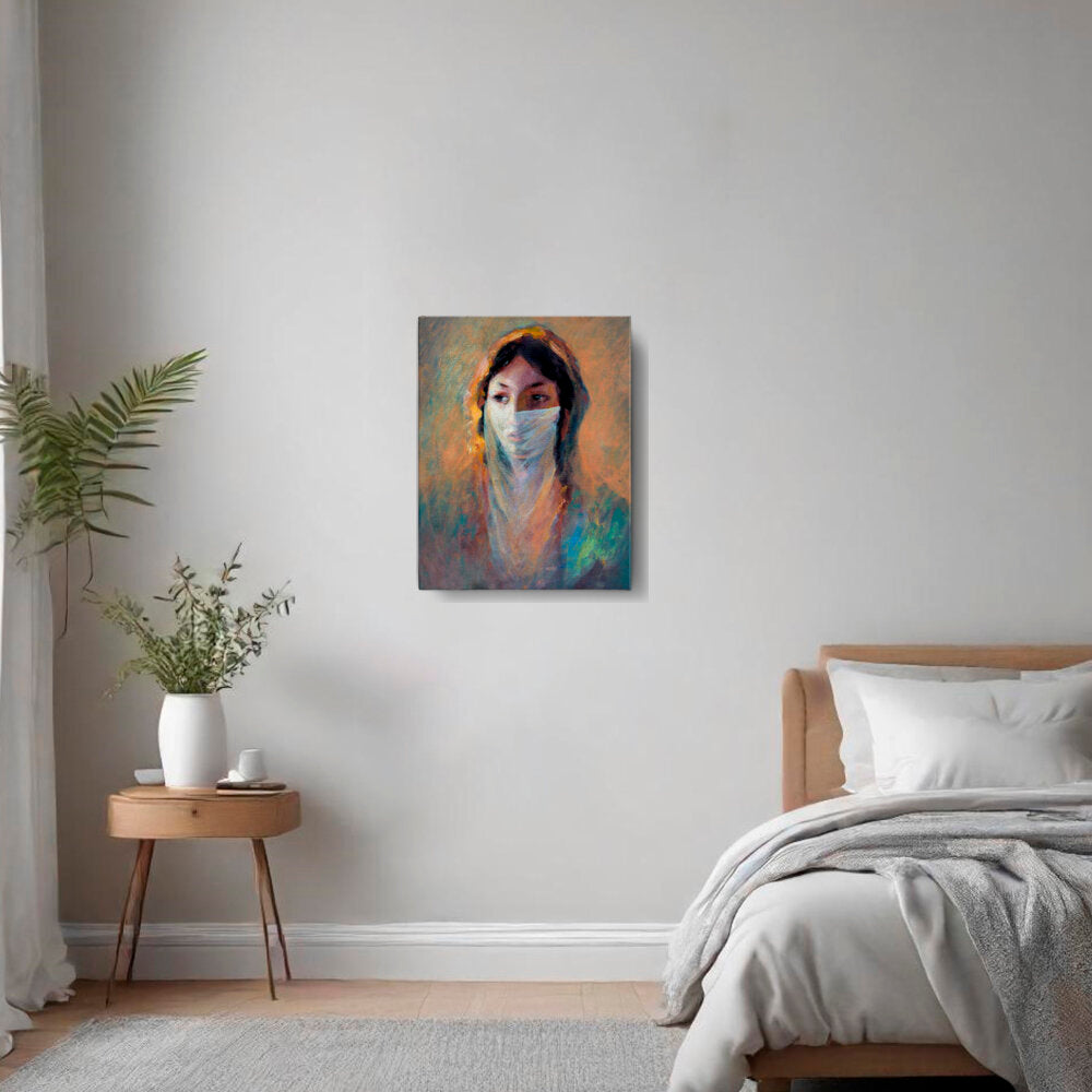 Veiled Mystery - Wall Canvas