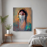 Kiran - Valipa - Veiled Mystery - Wall Canvas