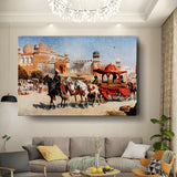Kiran - Valipa - Royal Procession6 - Wall Canvas