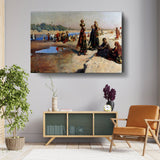 Women At The Water's Edge - Wall Canvas