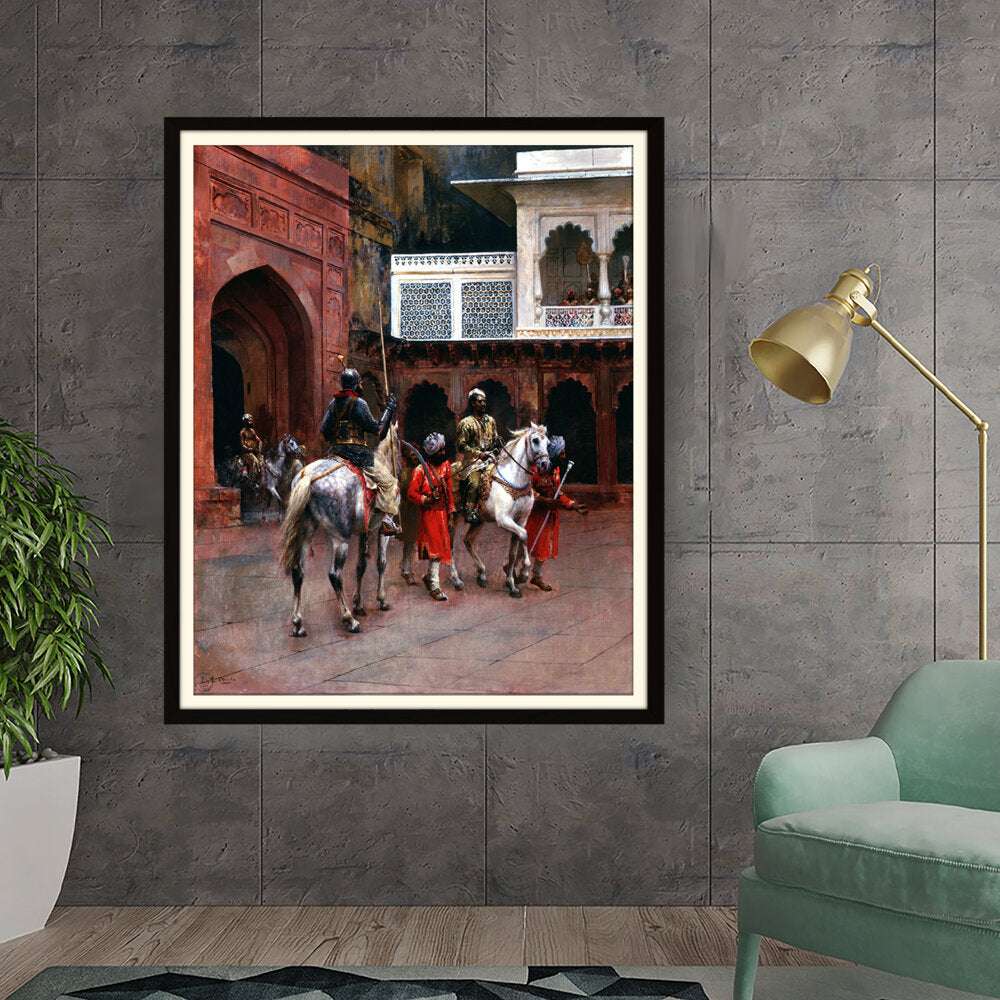 Kiran - Valipa - Royal Procession5 - Framed Wall Art