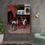 Kiran - Valipa - Royal Procession5 - Wall Canvas