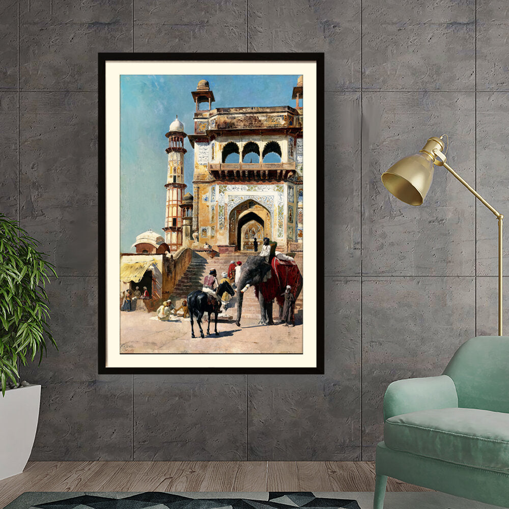 Kiran - Valipa - Marketplace At The Palace - Framed Wall Art
