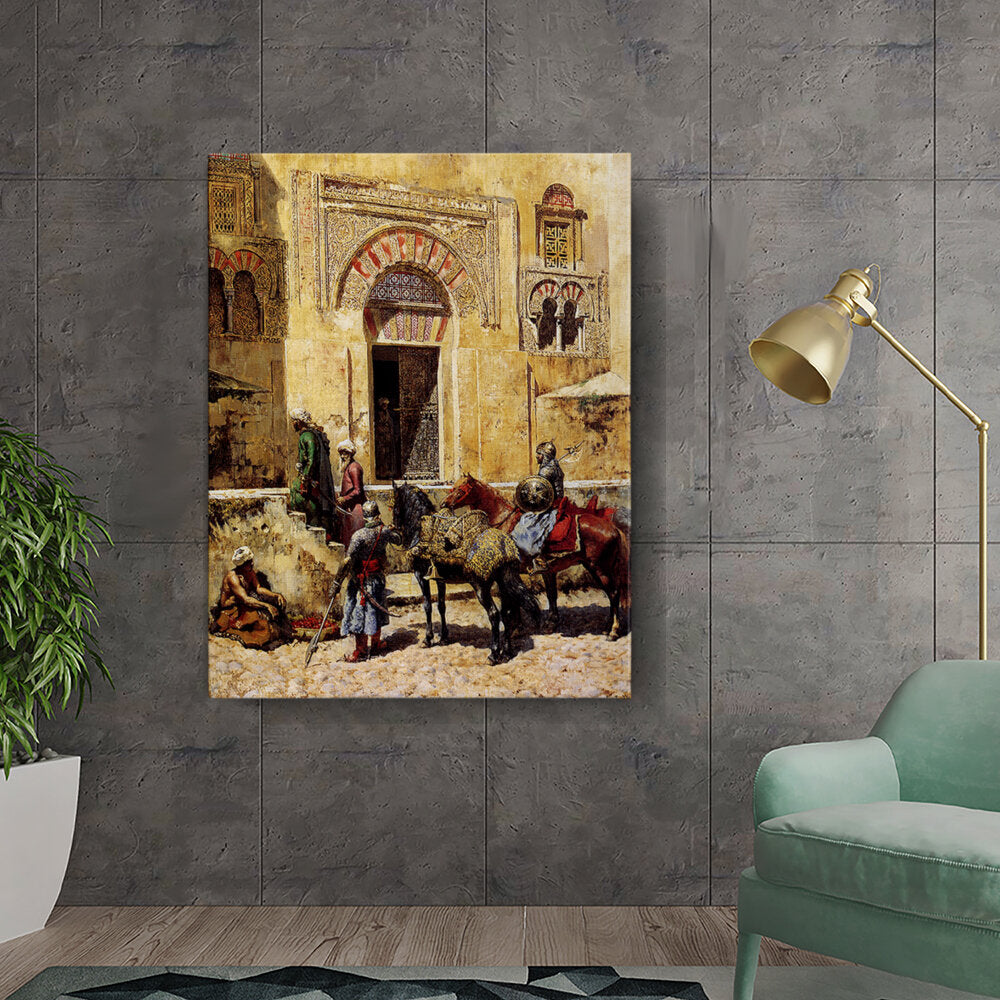 Market Entrance Scene