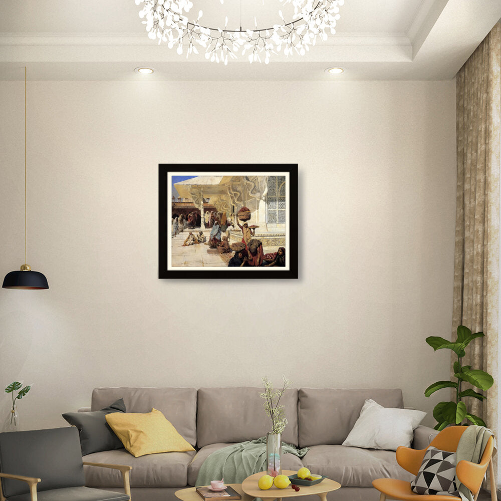 Market Day In India - Framed Wall Art