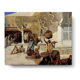 Market Day In India - Wall Canvas