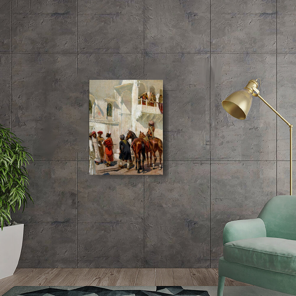 Gathering At The Palace - Wall Canvas