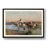 The Desert Watcher - Framed Wall Art