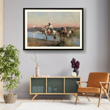 The Desert Watcher - Framed Wall Art