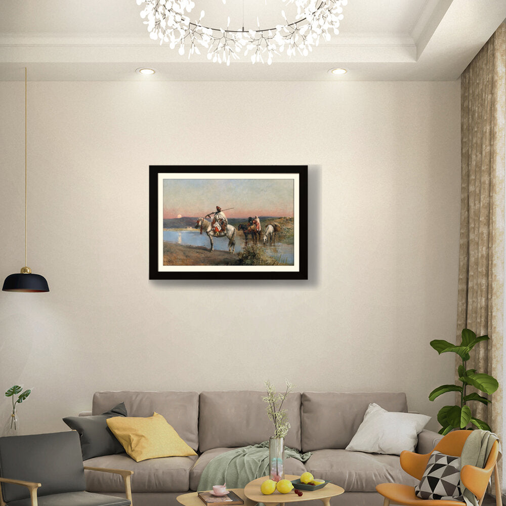 The Desert Watcher - Framed Wall Art