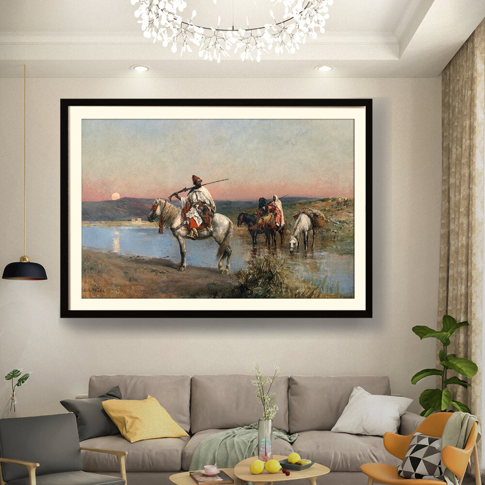 Kiran - Valipa - The Desert Watcher - Framed Wall Art