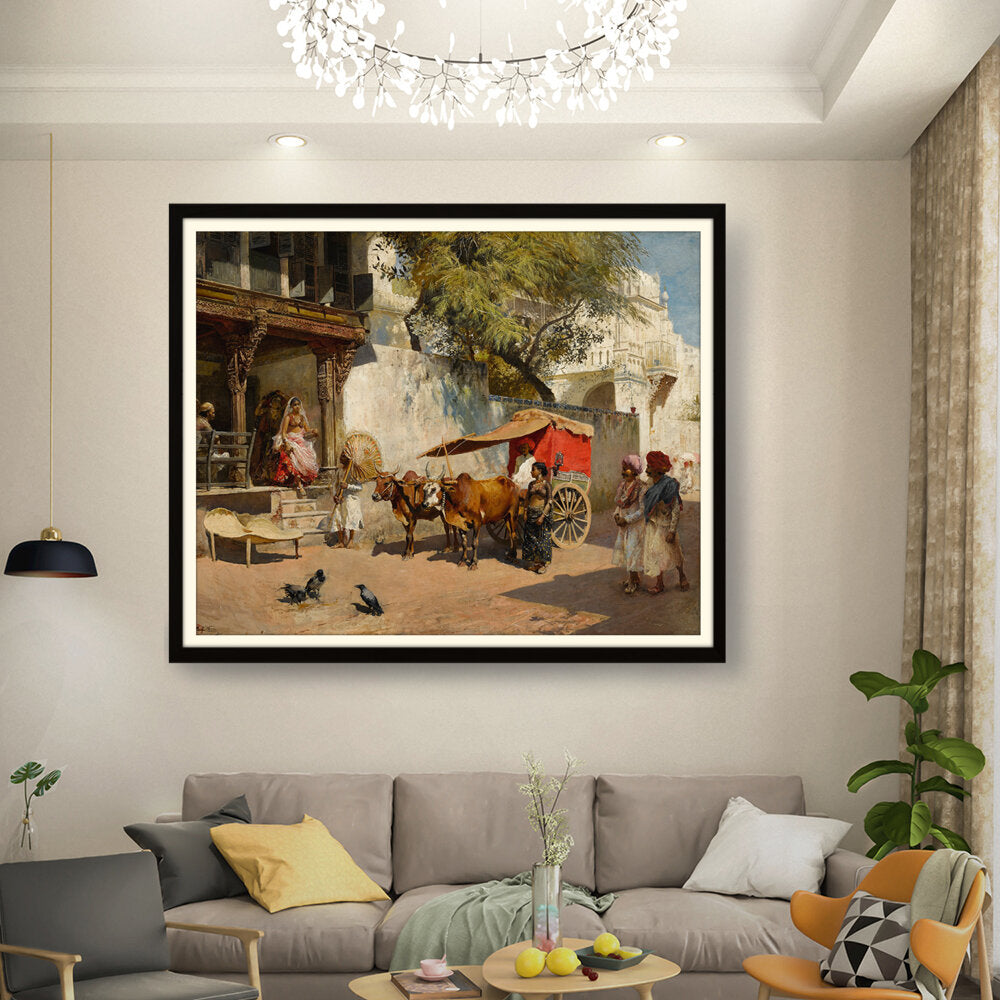 Kiran - Valipa - Rural Life In India - Framed Wall Art
