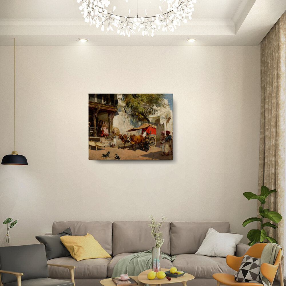 Rural Life In India - Wall Canvas