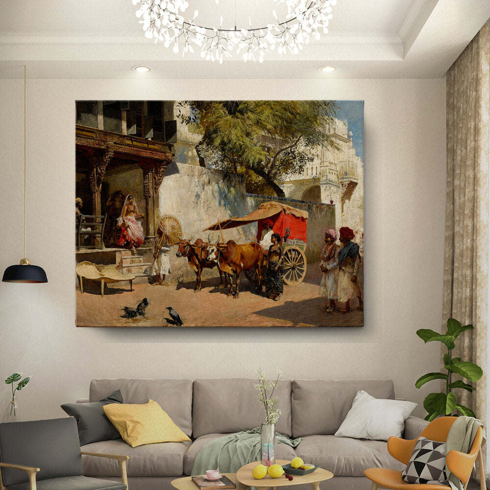 Kiran - Valipa - Rural Life In India - Wall Canvas