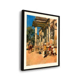 Marketplace Gathering - Framed Wall Art