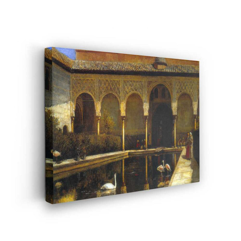 Picasoul - Picasoul Curated - The Courtyard Of The Alhambra - Wall Decor