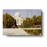 Taj Mahal In Bloom - Wall Canvas