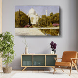 Taj Mahal In Bloom - Wall Canvas