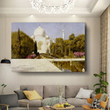 Kiran - Valipa - Taj Mahal In Bloom - Wall Canvas