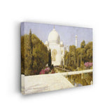 Taj Mahal In Bloom - Wall Canvas