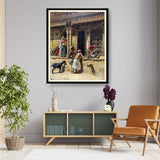 A Cultural Exchange - Framed Wall Art