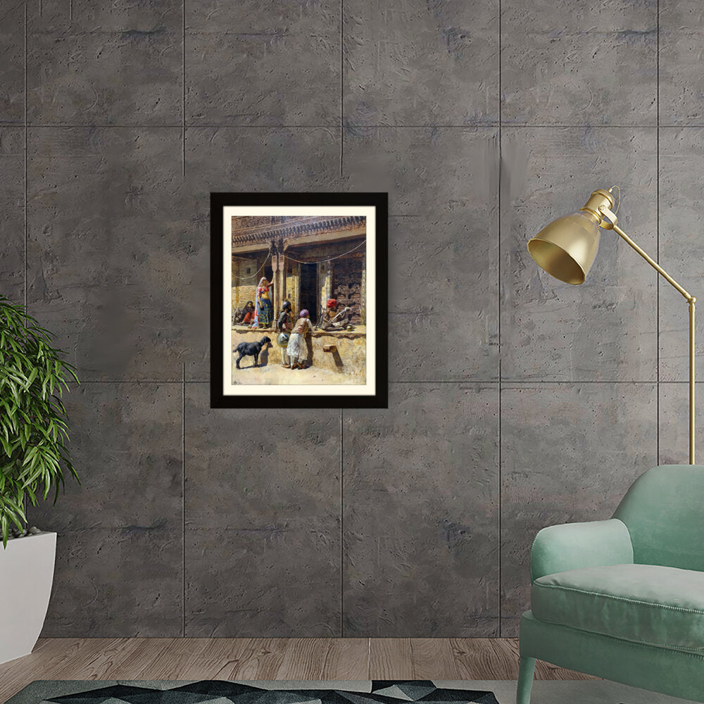 A Cultural Exchange - Framed Wall Art