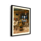 Market Scene - Framed Wall Art