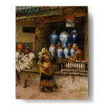 Market Scene - Wall Canvas