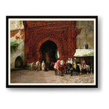 The Arrival At The Gate - Framed Wall Art
