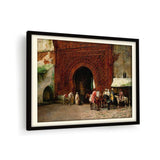 The Arrival At The Gate - Framed Wall Art
