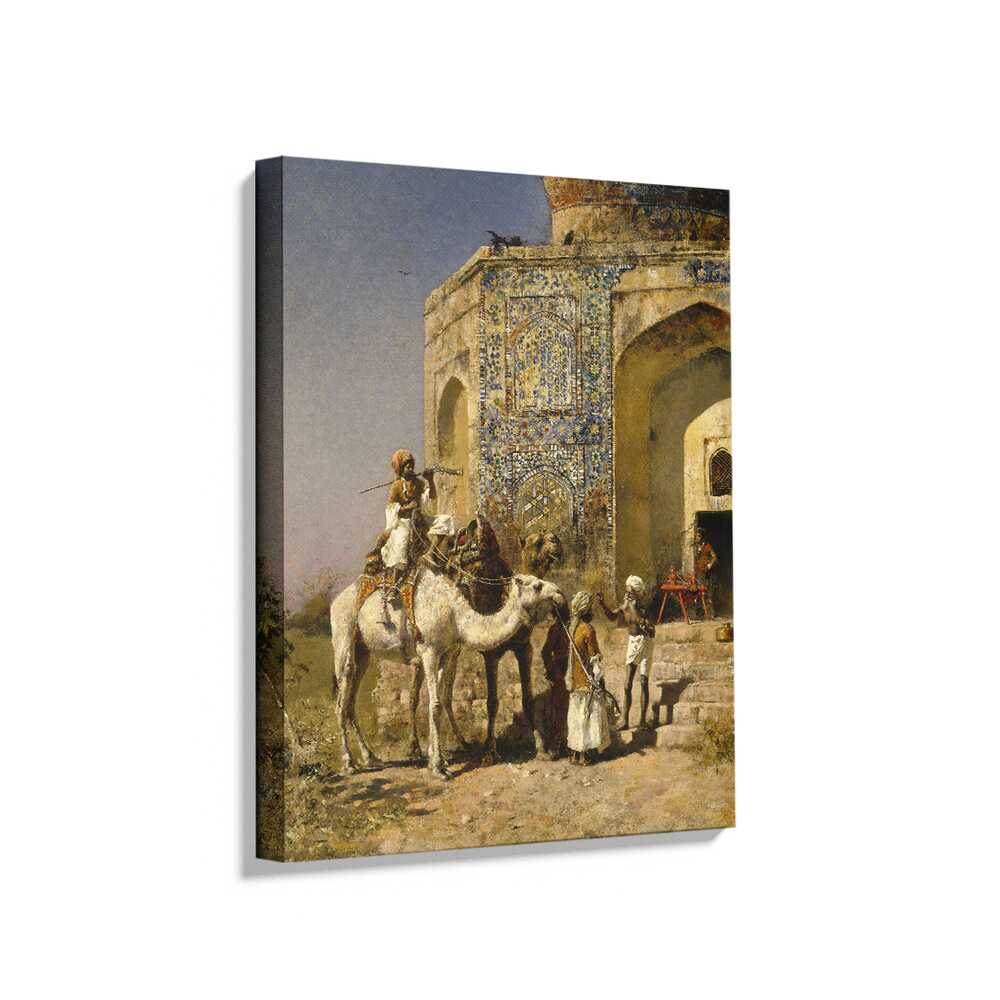 Picasoul - Picasoul Curated - Camel Caravan At The Historical Site - Wall Decor