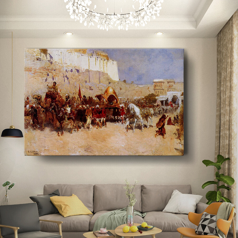 Kiran - Valipa - Royal Procession2 - Wall Canvas