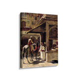 Market Scene In India - Wall Canvas
