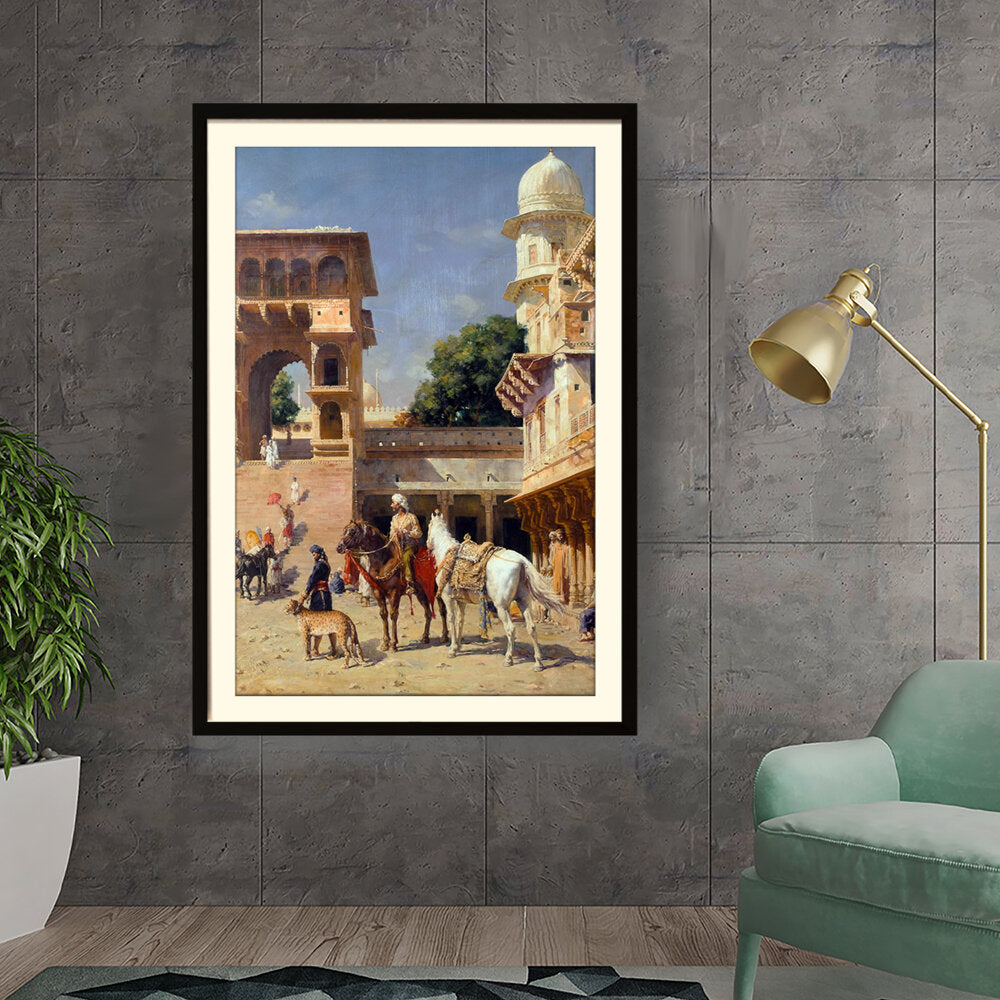 Kiran - Valipa - Royal Procession1 - Framed Wall Art