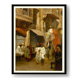 Royal Gathering In The Streets - Framed Wall Art