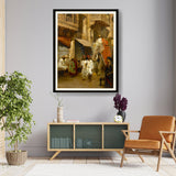 Royal Gathering In The Streets - Framed Wall Art
