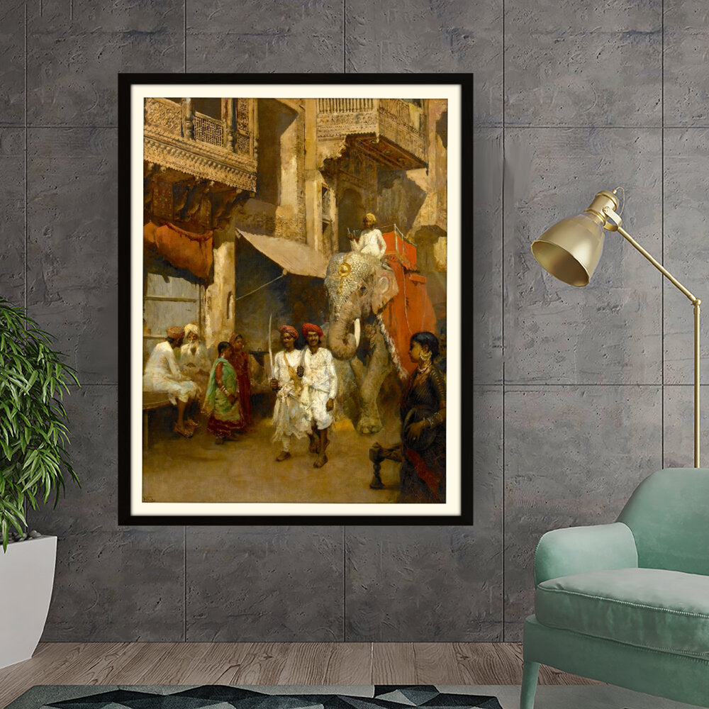 Kiran - Valipa - Royal Gathering In The Streets - Framed Wall Art