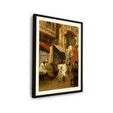 Royal Gathering In The Streets - Framed Wall Art